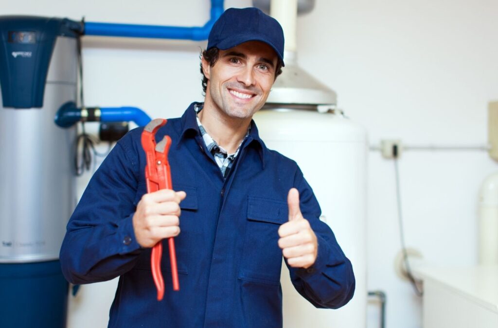 Saving Plumbing professional performing plumber service in Stouffville, ON using precision equipment to complete dependable plumbing repairs. Plumber Near Me.