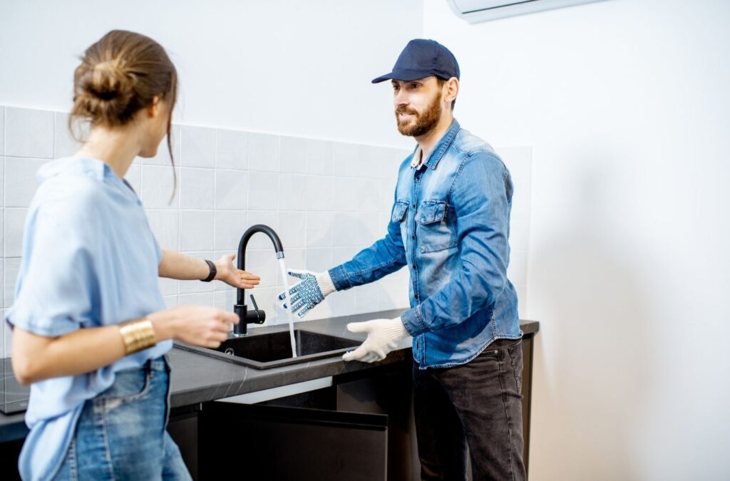 Saving Plumbing technician delivering plumber service in Vaughan, ON repairing pipes, fixing leaks, and maintaining plumbing systems using professional equipment.