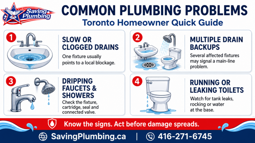 Toronto plumbing problems quick guide plumbing warning signs Toronto homeowners should investigate