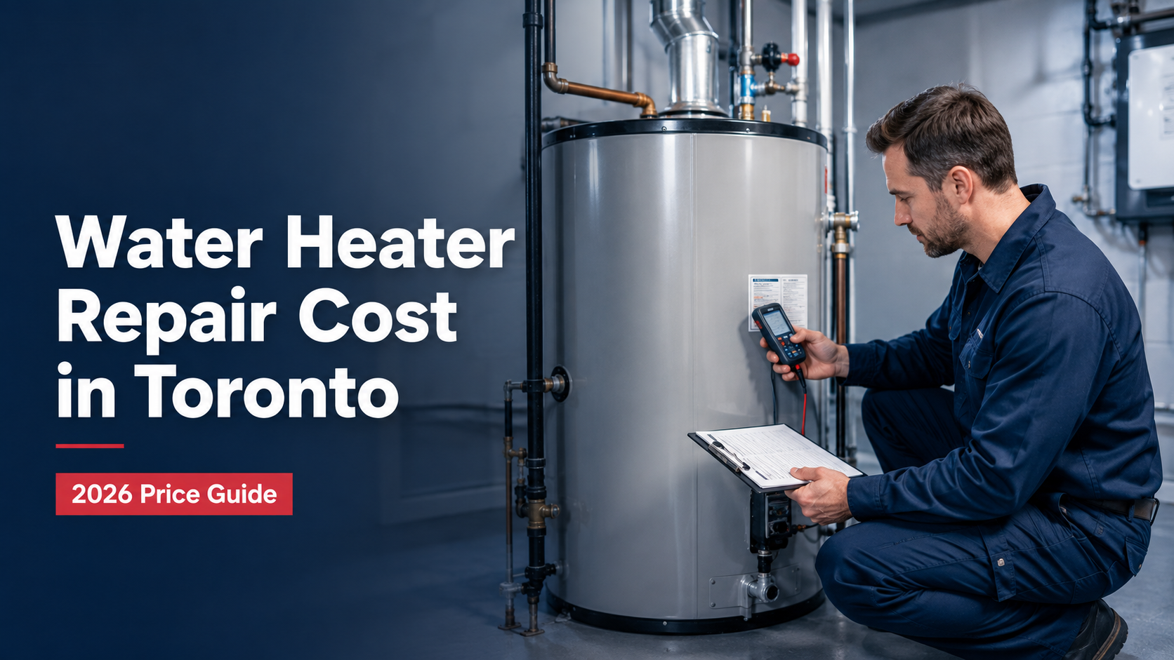 water heater repair cost, hot water tank repair cost, repair cost in Toronto